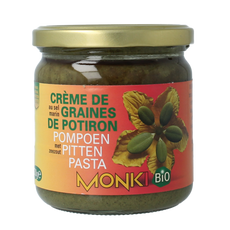 Monki Pompoenpittenpasta bio 330.00 Gram