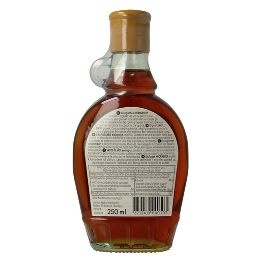Horizon Ahornsiroop A graad eko bio 250 Milliliter