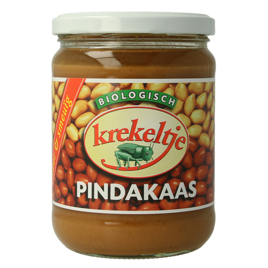 Krekeltje Pindakaas met zout eko bio 500.00 Gram