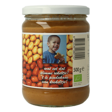 Krekeltje Pindakaas met zout eko bio 500.00 Gram