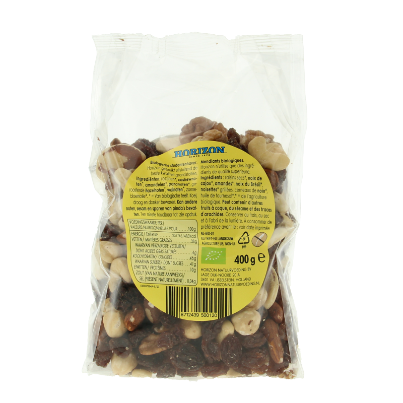 Horizon Studentenhaver bio 400 Gram