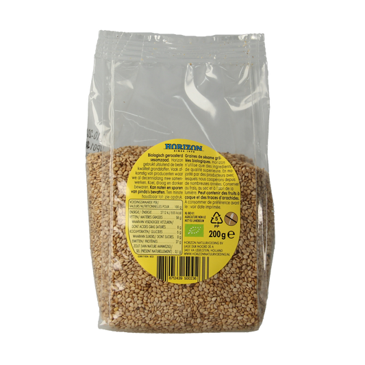 Horizon Sesamzaad geroosterd bio 200 Gram