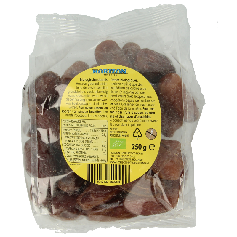 Horizon Dadels bio 250 Gram