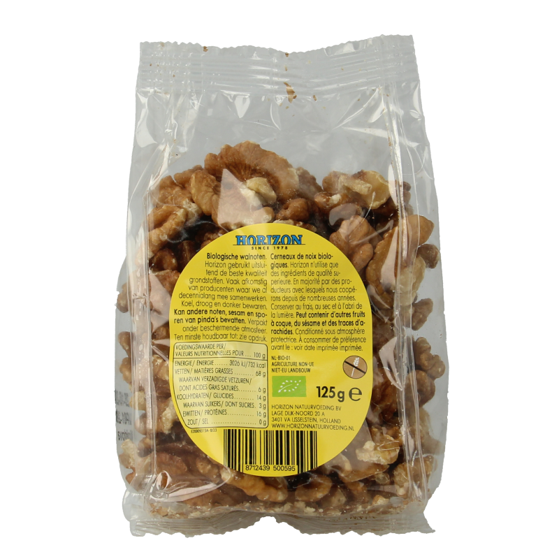 Horizon Walnoten bio 125 Gram