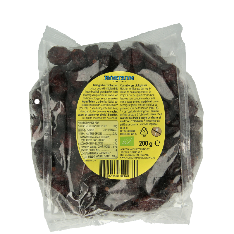 Horizon Cranberries bio 200 Gram