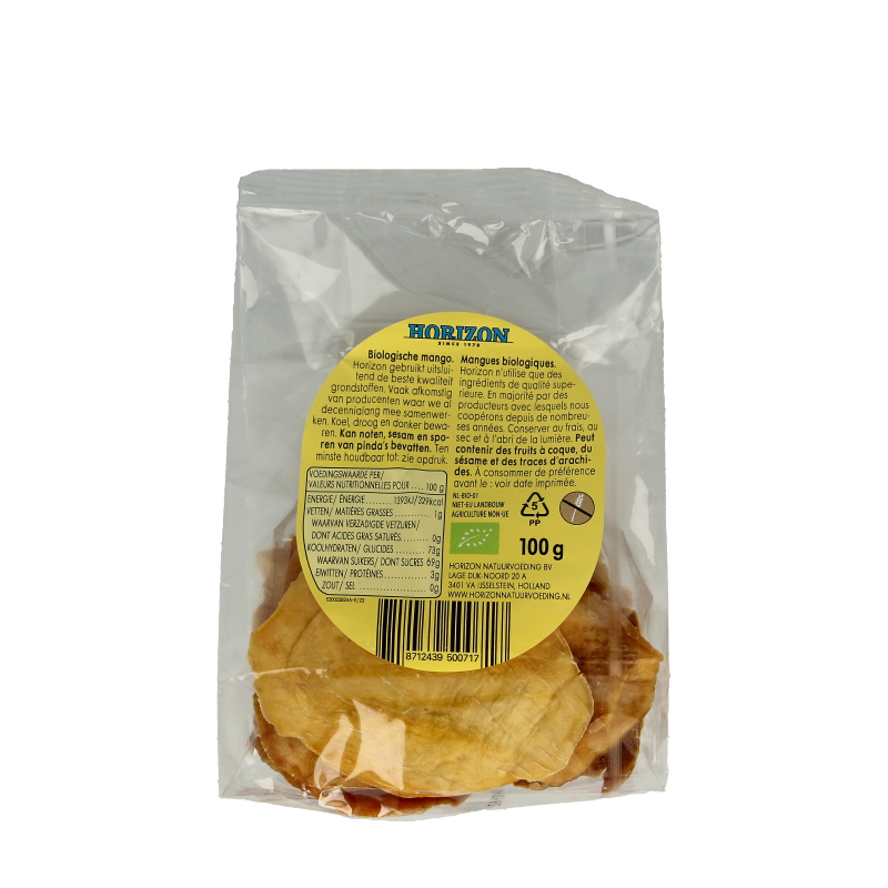Horizon Mango schijven bio 100 Gram