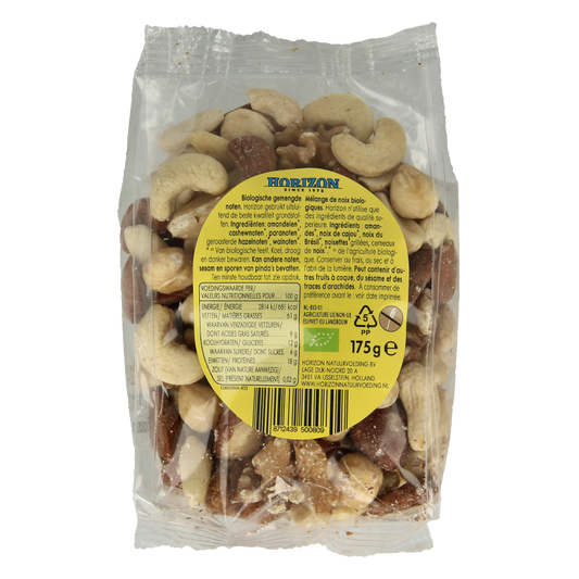 Horizon Gemengde noten bio 175 Gram