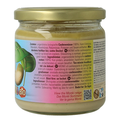Monki Witte cashewpasta bio 330.00 Gram