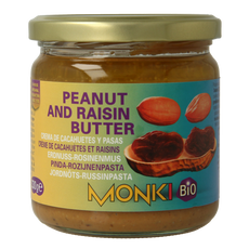 Monki Pinda rozijnenpasta bio 330.00 Gram