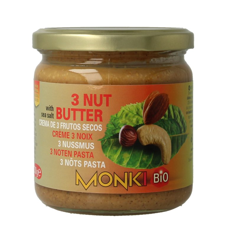 Monki 3 Notenpasta bio 330 Gram