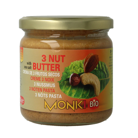 Monki 3 Notenpasta bio 330 Gram