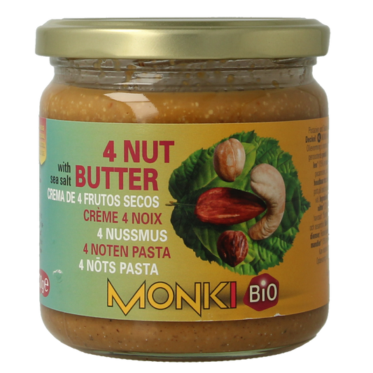 Monki 4 Notenpasta bio 330 Gram