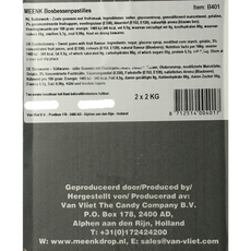 Meenk Bosbessen pastilles  4000.00 Gram