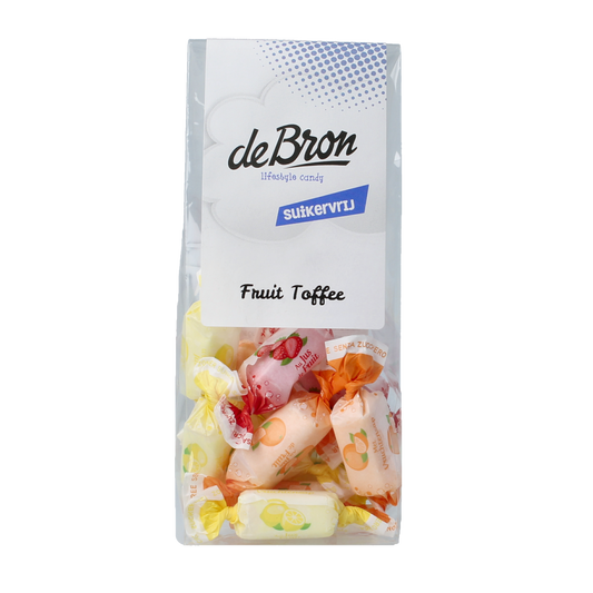 De Bron Fruit toffee suikervrij 70.00 Gram