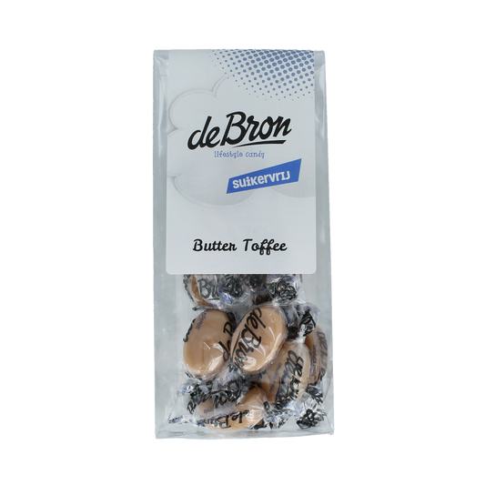 De Bron Buttertoffee suikervrij 65 Gram
