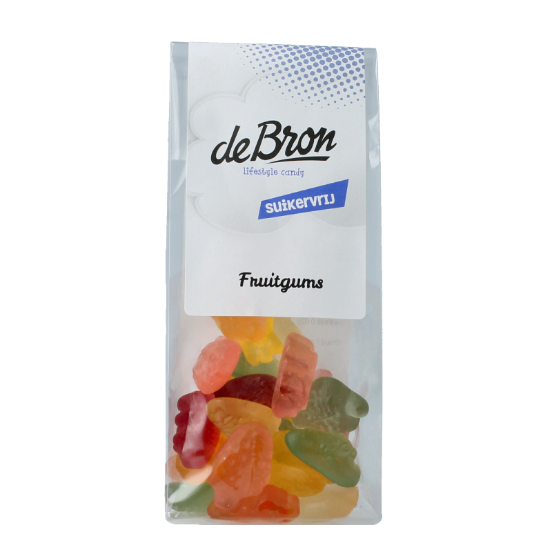 De Bron Fruitgums suikervrij 90 Gram