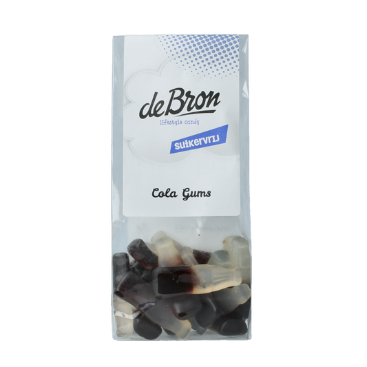 De Bron Cola gums suikervrij 90 Gram