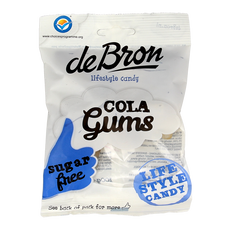 De Bron Cola gums suikervrij 100.00 Gram