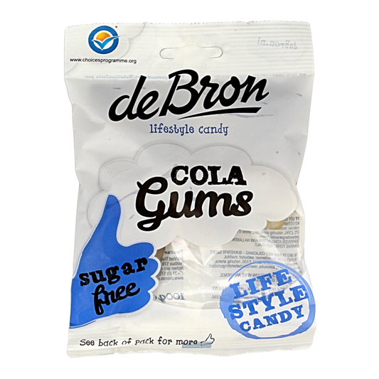 De Bron Cola gums suikervrij 100 Gram