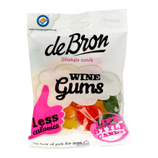 De Bron Winegums English suikervrij 100.00 Gram