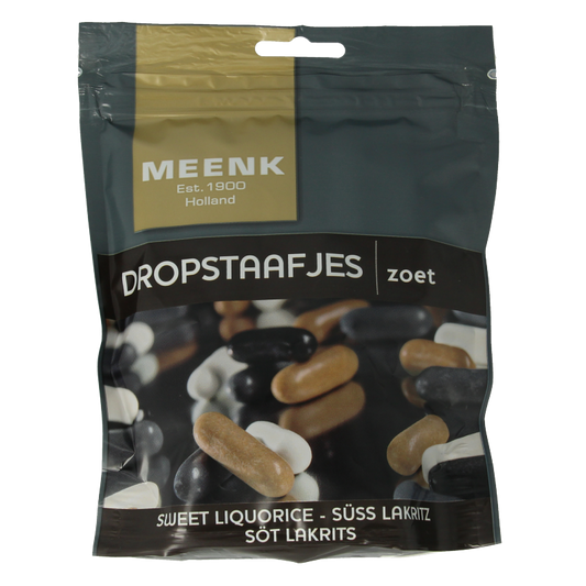Meenk Dropstaafjes 225 Gram