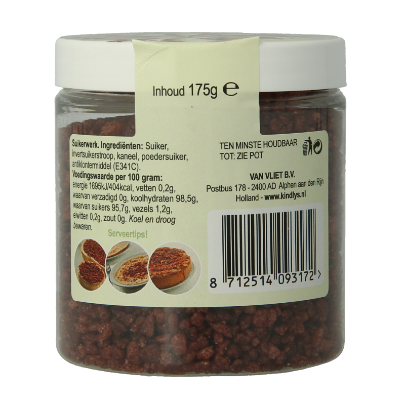 Kindly's Kaneelsuiker 175 Gram