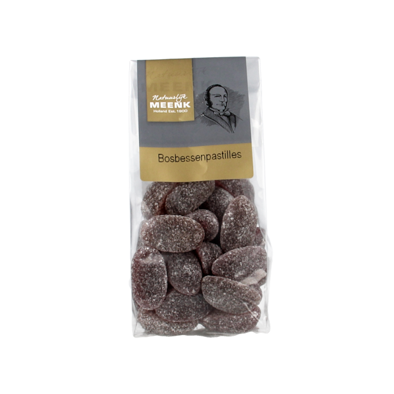 Meenk Bosbessen pastilles 160 Gram