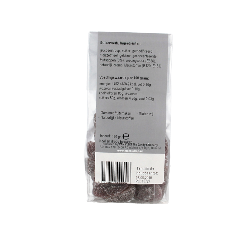 Meenk Bosbessen pastilles 160 Gram