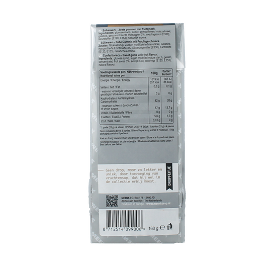 Meenk Bosbessen pastilles 160 Gram