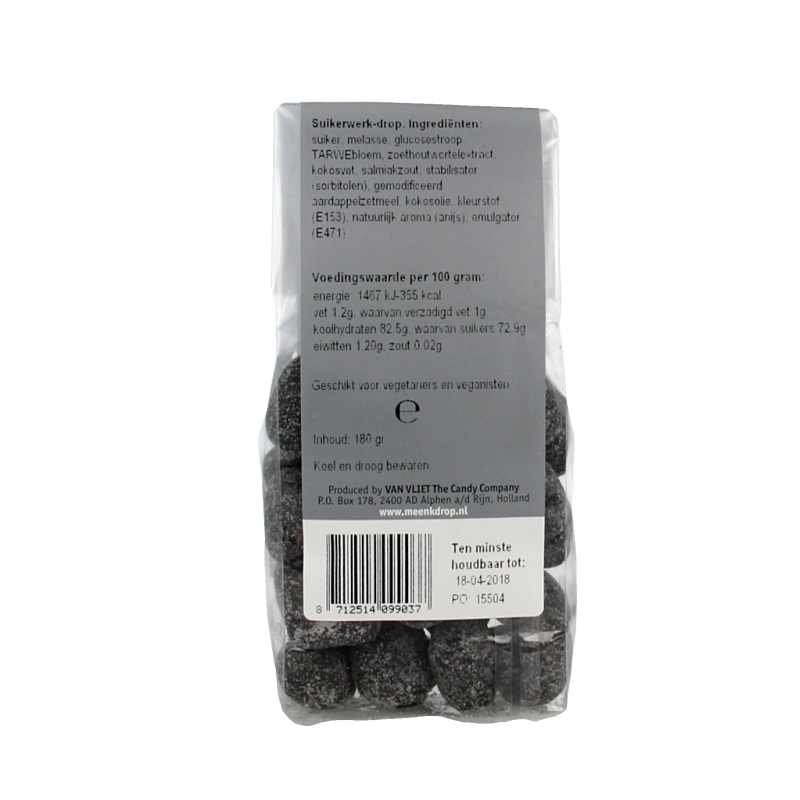 Meenk Salmiak truffels 180 Gram