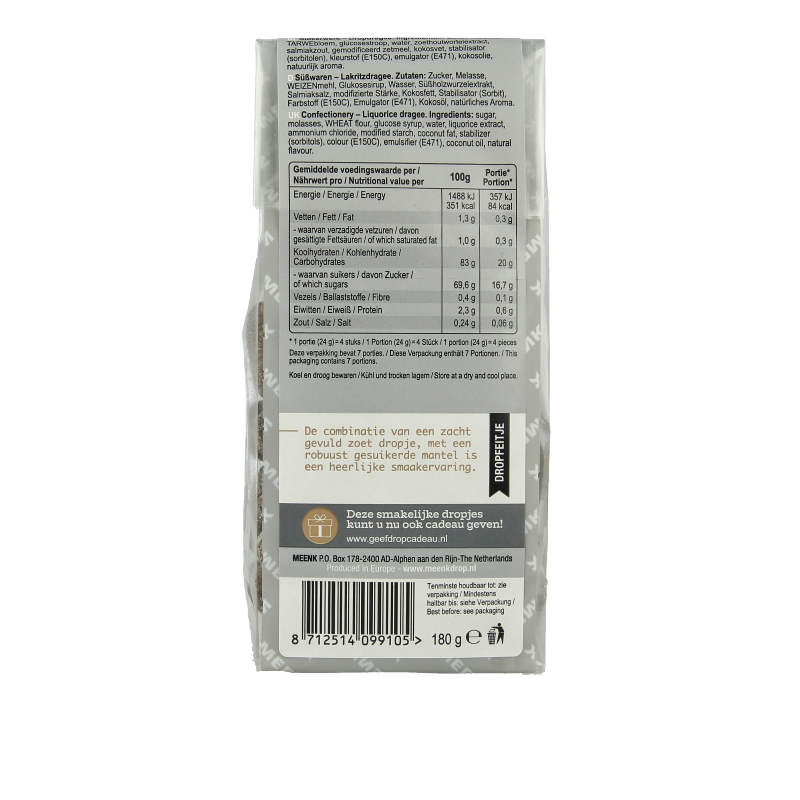 Meenk Droptruffels 180 Gram