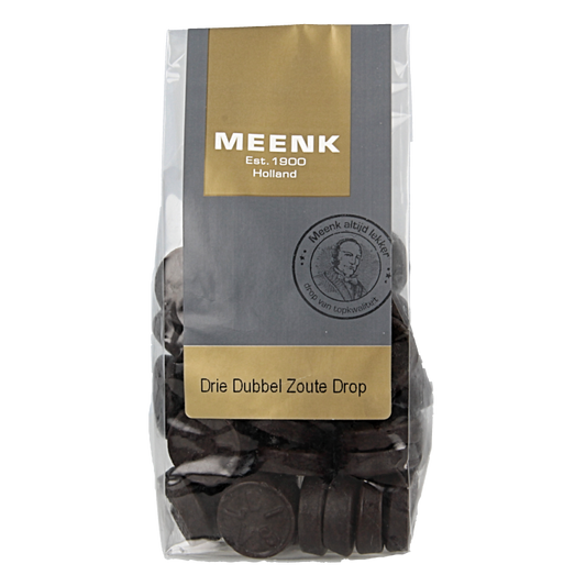 Meenk 3 Dubbel zoute drop 180 Gram