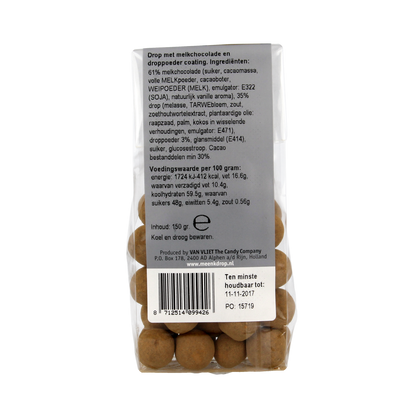 Meenk Drop chocolade salmiak 150.00 Gram