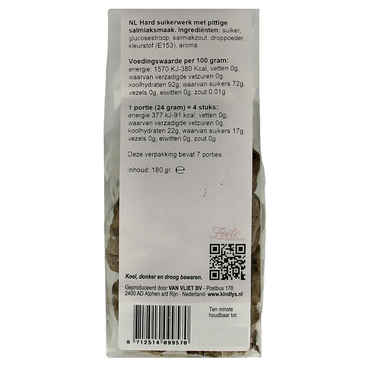 Kindly's Salmiak kikkers zoete herinneringen 180 Gram