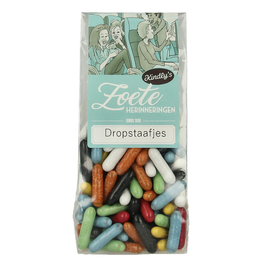Kindly's Dropstaafjes zoete herinneringen 170 Gram