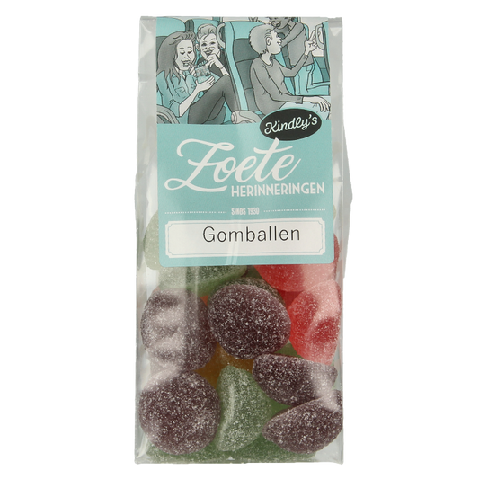 Kindly's Gomballen zoete herinneringen 165 Gram