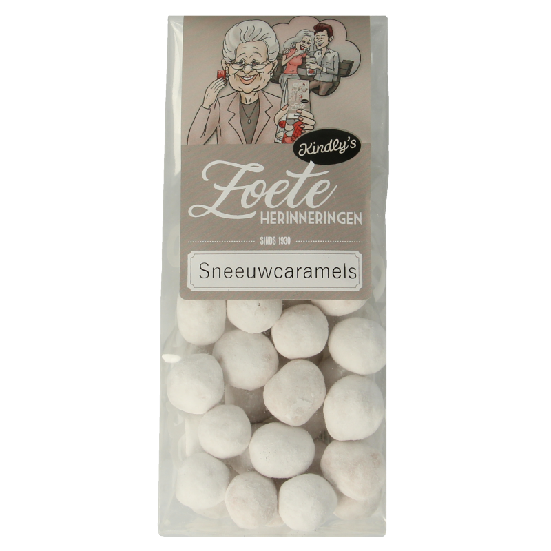 Kindly's Sneeuwcaramels zoete herinneringen 160 Gram
