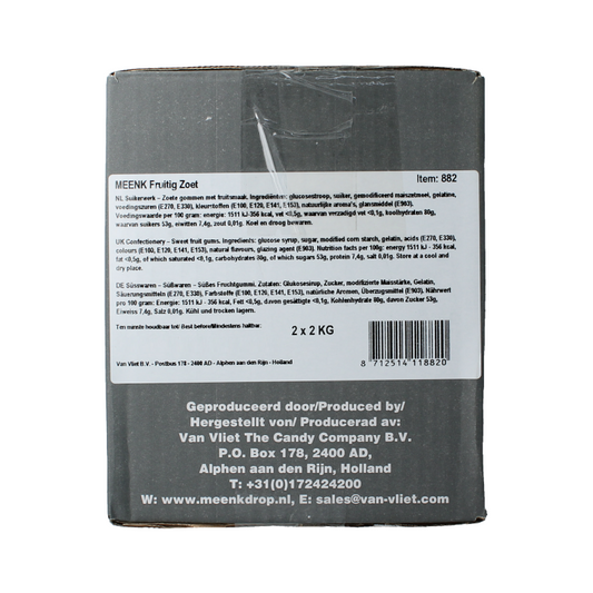 Meenk Fruitig zoet winegums 4 Kilogram