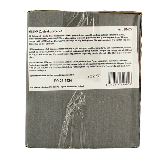 Meenk Zoute drop voetjes 4 Kilogram