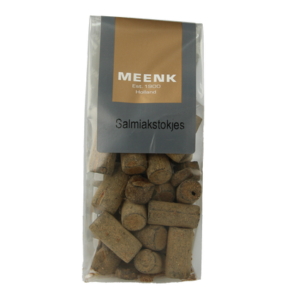 Meenk Salmiak stokjes 150.00 Gram