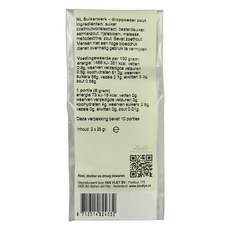 Kindly's Zwart wit potjes zout 25 gram 2 Stuks