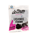De Bron Muntendrop/liquorice coins suikervrij 100 Gram