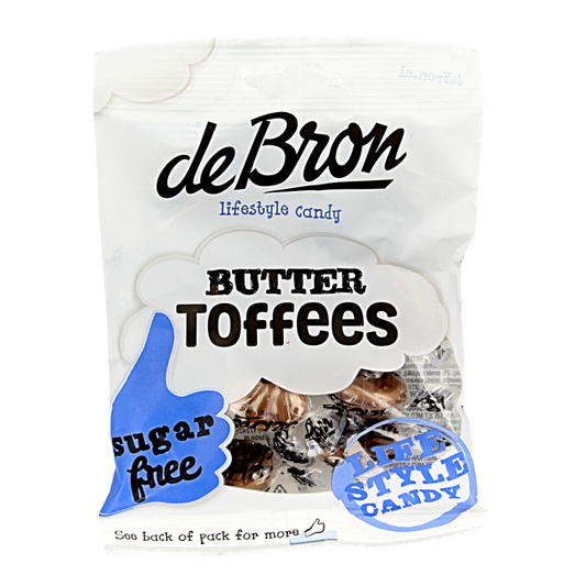De Bron Buttertoffee suikervrij 70 Gram