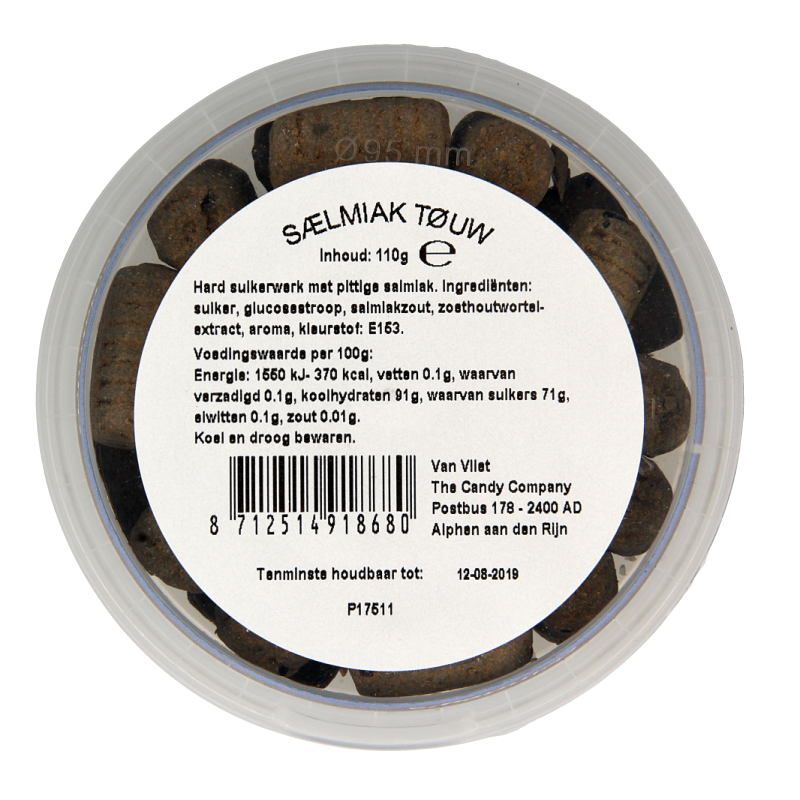 Kindly's Salmiak touw 110 Gram