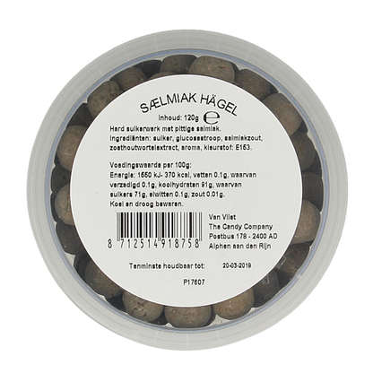Kindly's Salmiak hagels 120.00 Gram