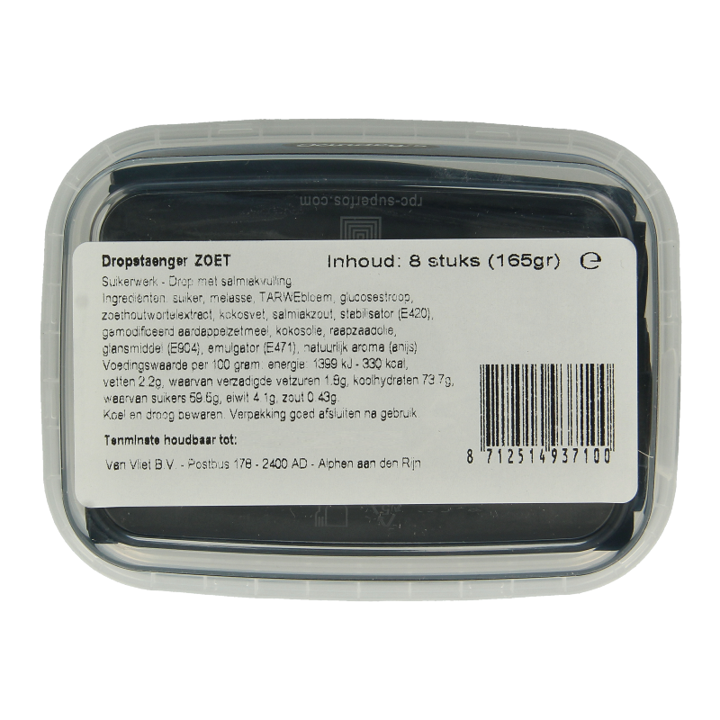 Kindly's Dropstaenger zoet 8 Stuks