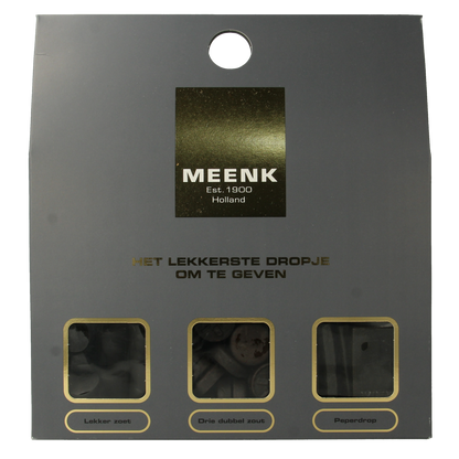 Meenk Meenk cadeau zoet, zout, peperig 1.00 Stuks