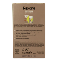 Rexona Deodorant maximum protection stress control 45.00 Milliliter