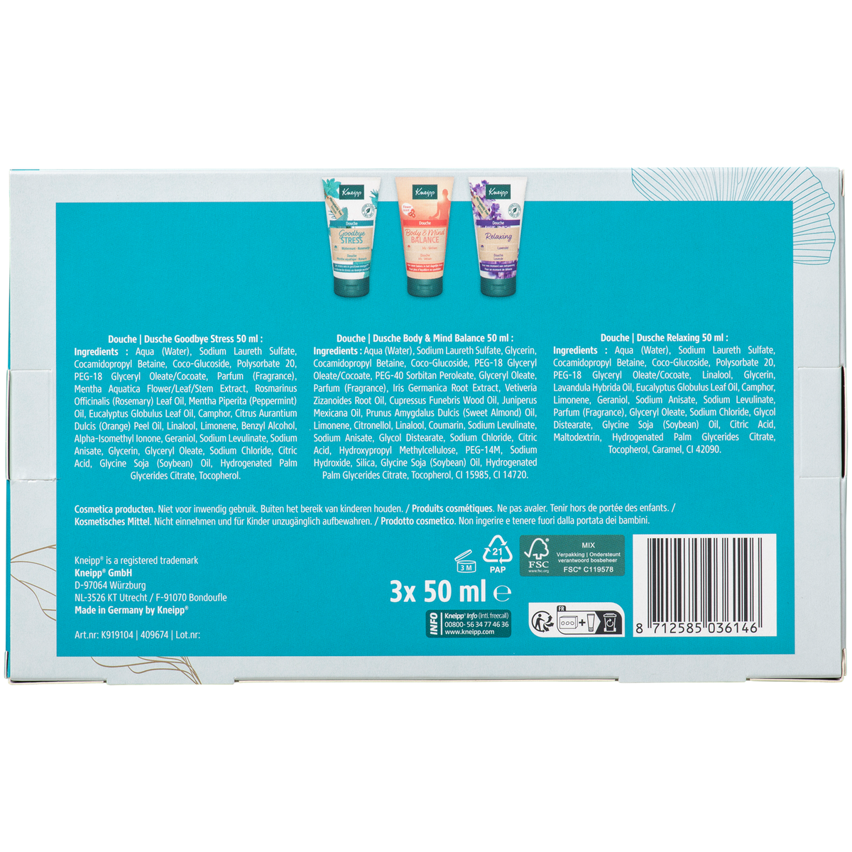 Kneipp Geschenkset Shower Moments 1.00 Set