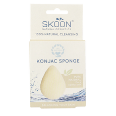 Skoon Konjac spons pure bio 1.00 Stuks